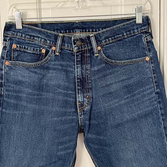 Levi's 505 Mens Size 34x32 Medium Wash Jeans Denim 5 Pocket Iconic - Picture 2 of 11